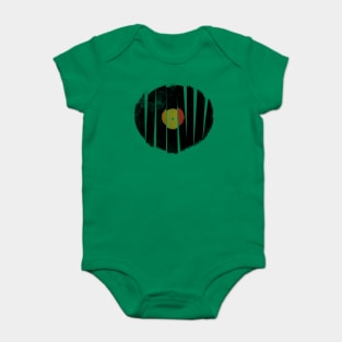 Broken Vinyl Records Vintage Retro Music DJ Baby Bodysuit